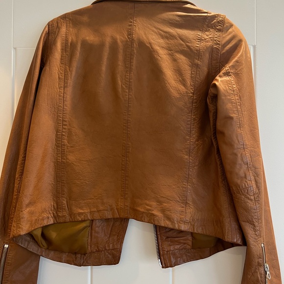 Madewell Washed Leather Jacket - Picture 4 of 6